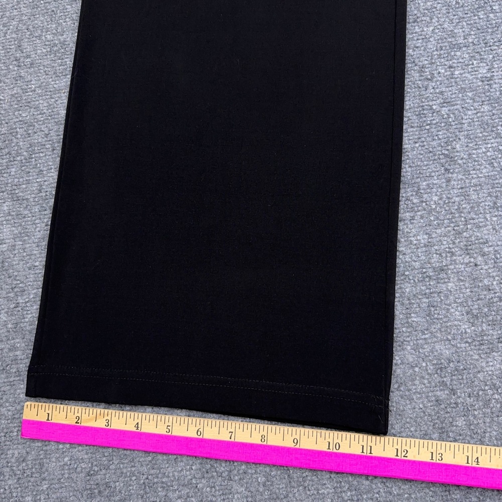 IC Collection Wide Leg Pant Women's XL Black High Rise Pull-On Drapey Luxury USA - Picture 10 of 11